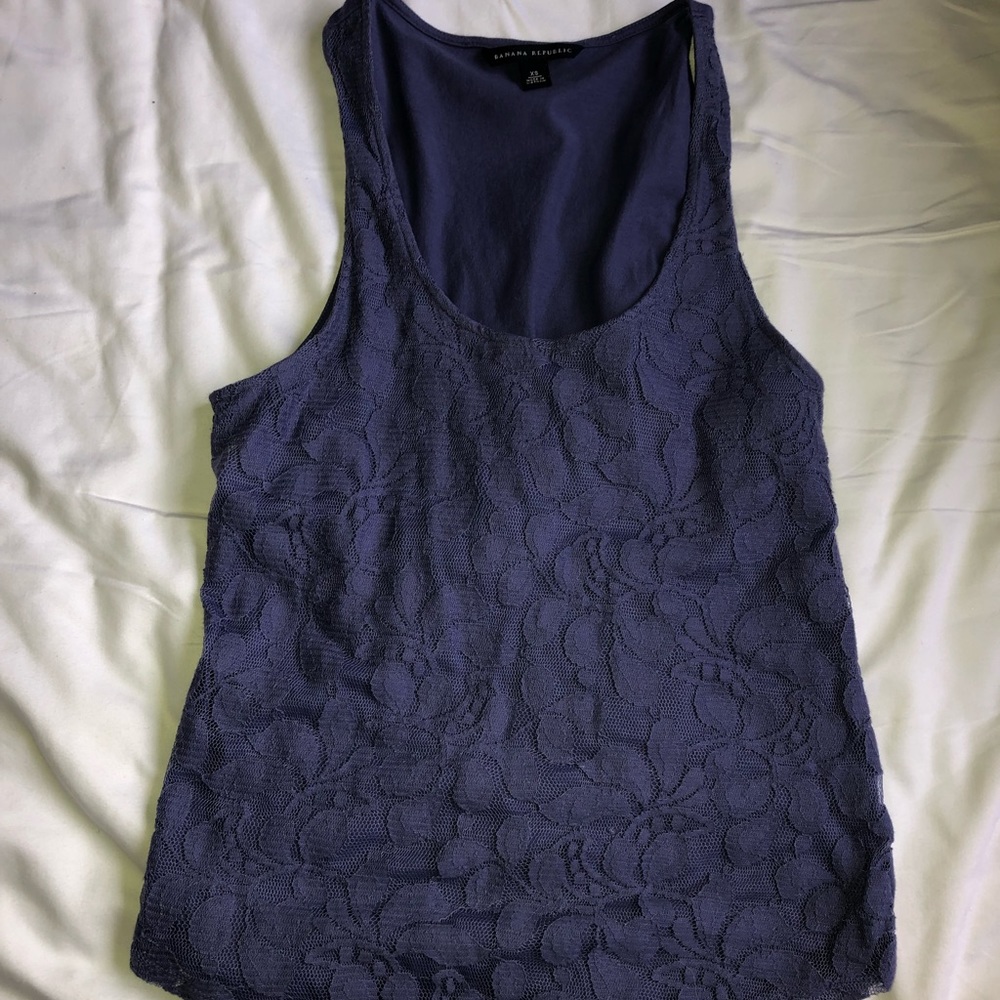 Pretty purple top with lace